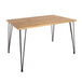 Wooden Dining Table 118cm Wide for 4 People - Augusta