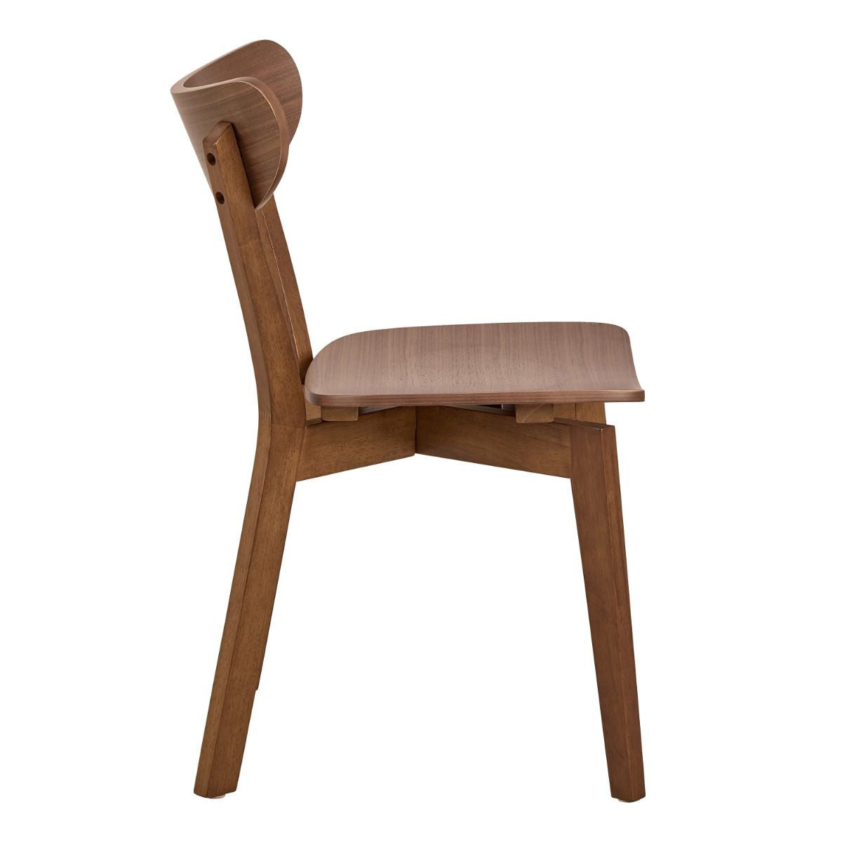 Wooden Dining Table 120cm Wide Round With 4 Roxby Dining Chairs - Roxby
