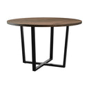 Wooden Dining Table 120cm Wide Round - Barnes
