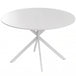 Wooden Dining Table 120cm Wide Round for 4 People - Velmora