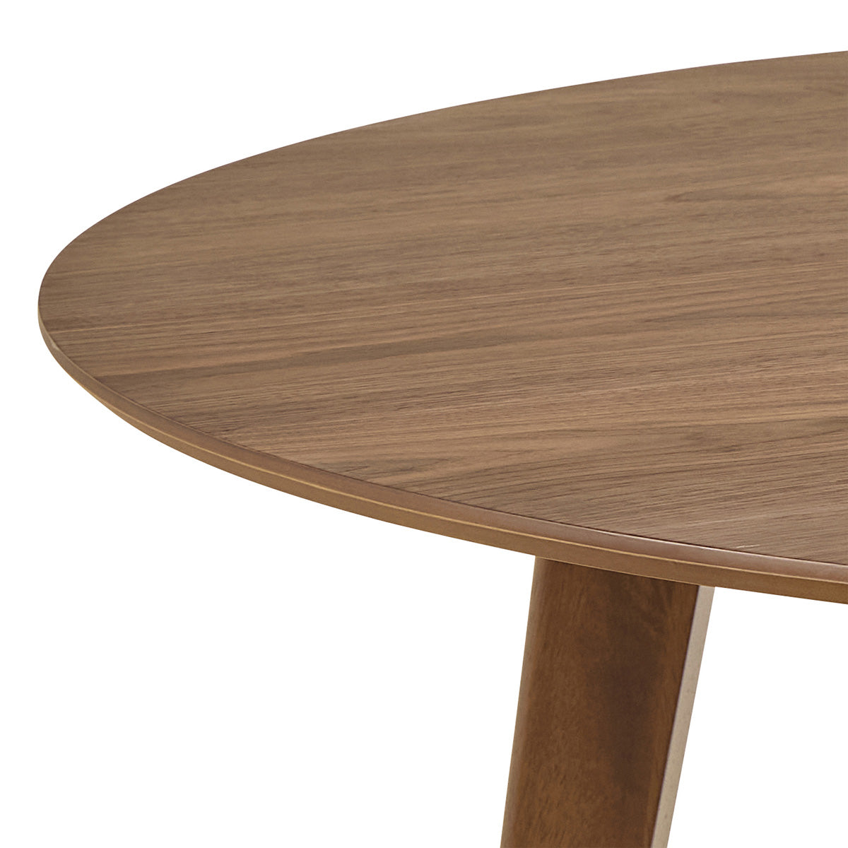 Wooden Dining Table 140cm Wide for 4 People Round - Roxby