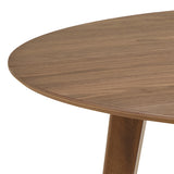 Wooden Dining Table 140cm Wide for 4 People Round - Roxby