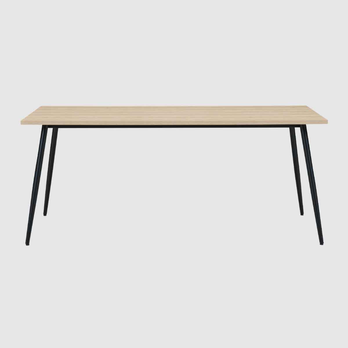 Wooden Dining Table 140cm Wide for 4 to 6 People - Horizon