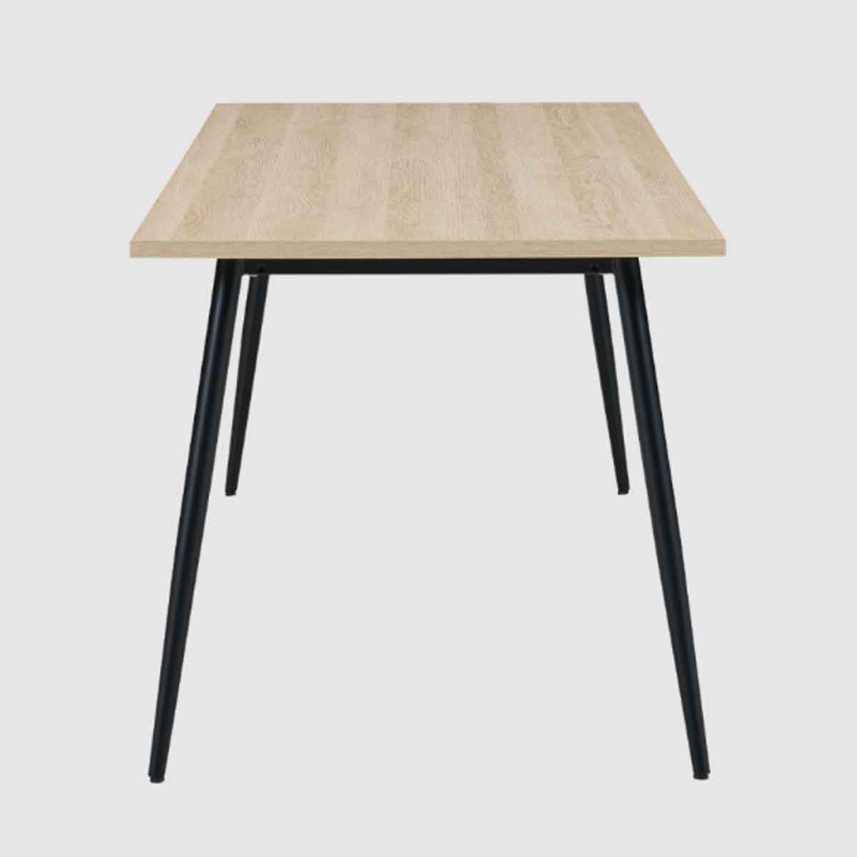Wooden Dining Table 140cm Wide for 4 to 6 People - Horizon