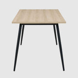 Wooden Dining Table 140cm Wide for 4 to 6 People - Horizon