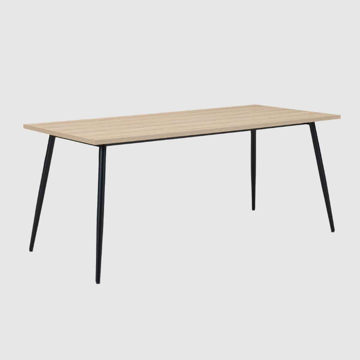 Wooden Dining Table 140cm Wide for 4 to 6 People - Horizon