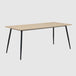 Wooden Dining Table 140cm Wide for 4 to 6 People - Horizon