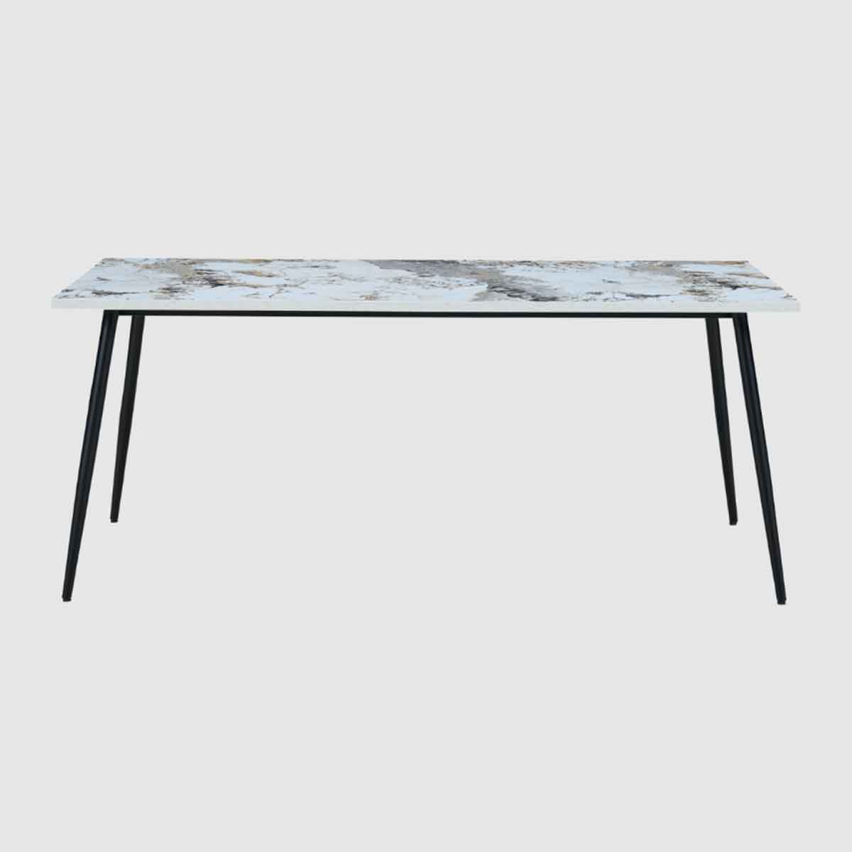 Wooden Dining Table 140cm Wide for 4 to 6 People - Horizon