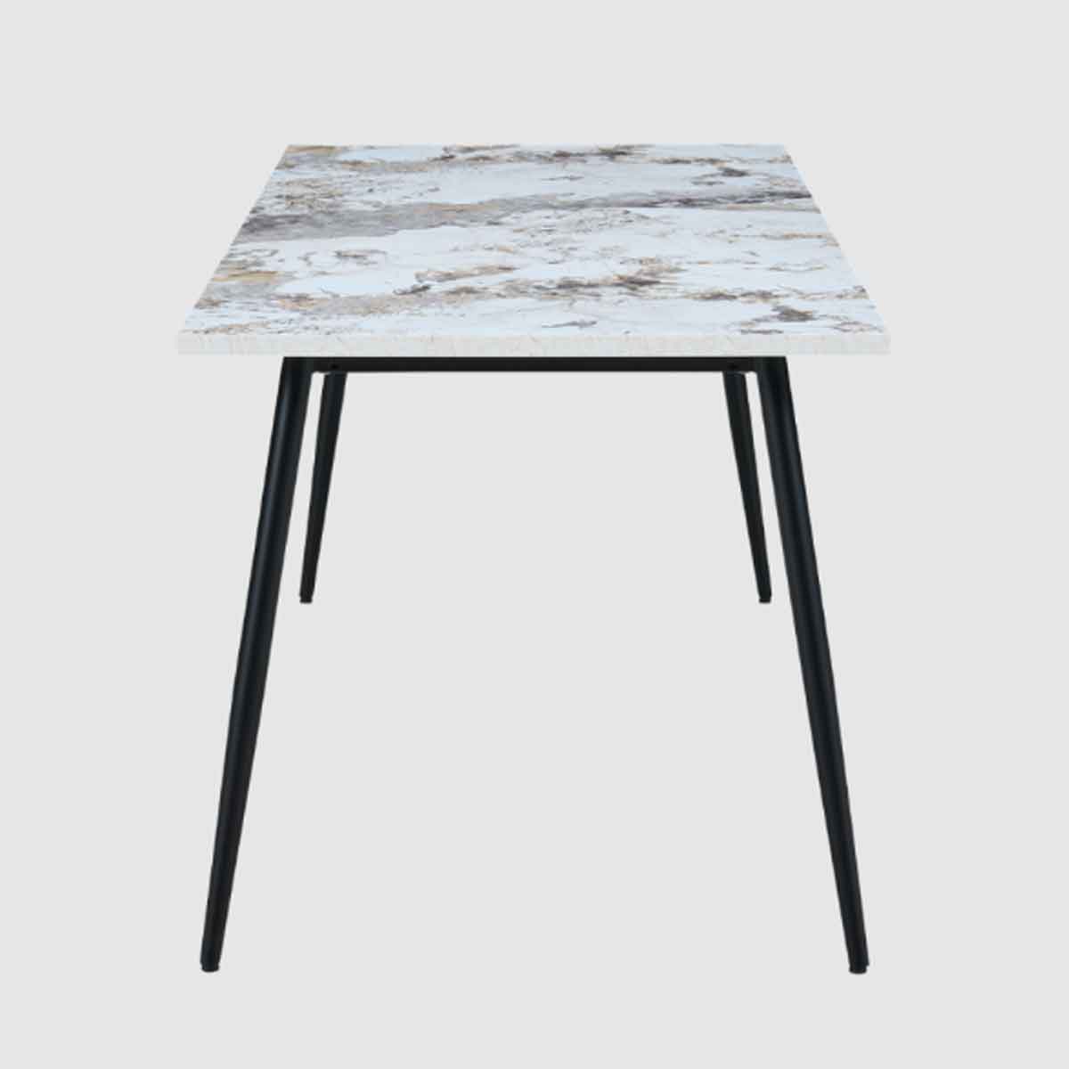 Wooden Dining Table 140cm Wide for 4 to 6 People - Horizon