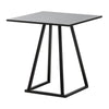 Wooden Dining Table for 2 to 4 People 70cm Wide Square - Linea