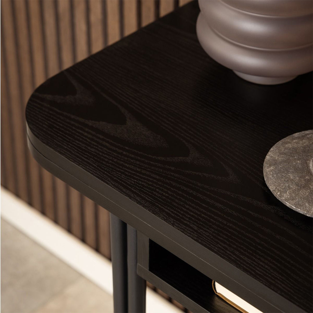 Wooden Dining Table for 2 to 4 People Rectangular Extending - Darlington