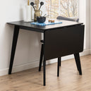 Wooden Dining Table for 2 to 4 People Rectangular And Extending - Roxby