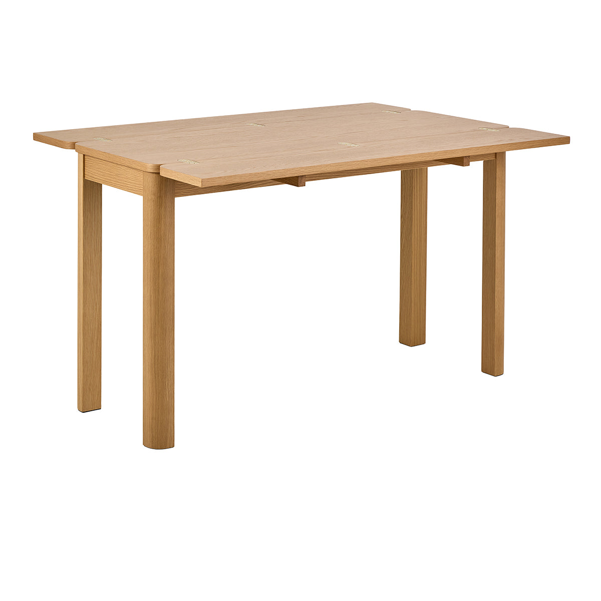Wooden Dining Table for 2 to 4 People Rectangular Extending - Southampton
