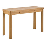 Wooden Dining Table for 2 to 4 People Rectangular Extending - Southampton