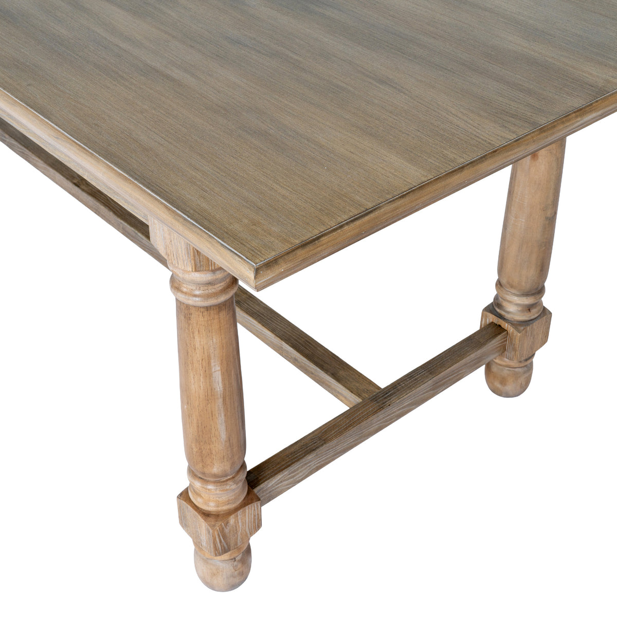 Wooden Dining Table 200cm Wide for 6 People - Emile