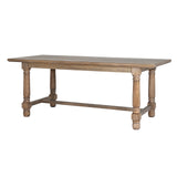 Wooden Dining Table 200cm Wide for 6 People - Emile
