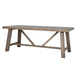 Wooden Dining Table 200cm Wide for 6 People - Haldon