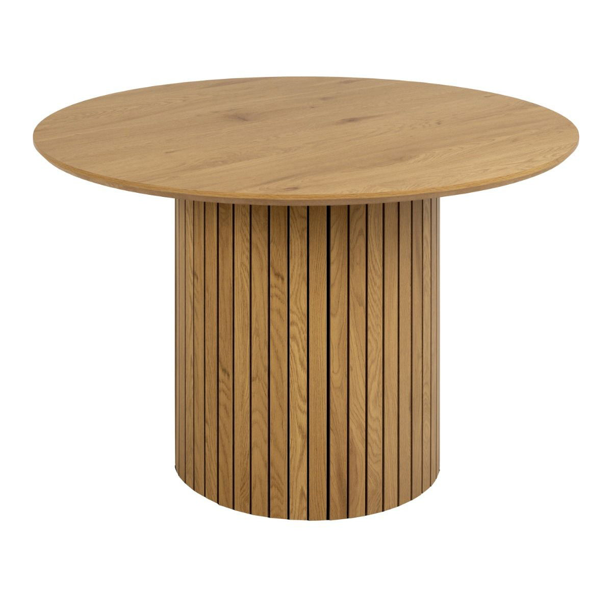 Wooden Dining Table With 4 Adele Grey Dining Chairs - Yale