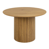 Wooden Dining Table With 4 Adele Grey Dining Chairs - Yale