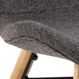 Wooden Dining Table With 4 Batilda Grey Dining Chairs - Townsville