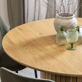 Wooden Dining Table With 4 Ines Olive Green Dining Chairs - Yale