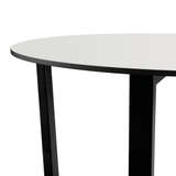 Wooden Dining Table for 4 People 90cm Wide Round - Bourne