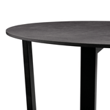 Wooden Dining Table for 4 People 90cm Wide Round - Bourne