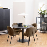 Wooden Dining Table for 4 People Round - Ibiza