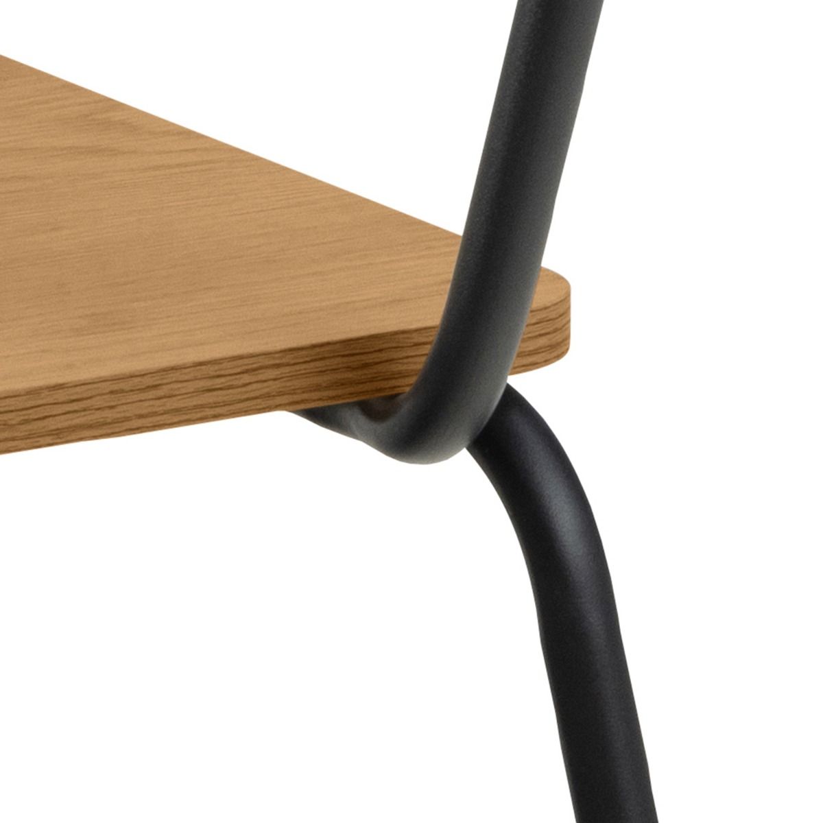 Wooden Dining Table With 4 Peru Oak Dining Chairs - Peru