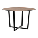 Wooden Dining Table for 4 to 6 People 120cm Wide Round - Bourne