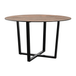 Wooden Dining Table for 4 to 6 People 120cm Wide Round - Bourne