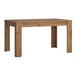 Wooden Dining Table for 4 to 6 People Extending Rectangular - Fribo