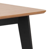 Wooden Dining Table for 4 to 6 People Rectangular - Roxby