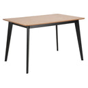 Wooden Dining Table for 4 to 6 People Rectangular - Roxby