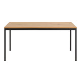 Wooden Dining Table for 4 to 6 People Rectangular - Seaford