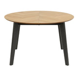 Wooden Dining Table for 4 to 6 People Round - Georgetown