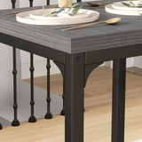 Wooden Dining Table 60cm Wide Square With 2 Chairs - Velmora
