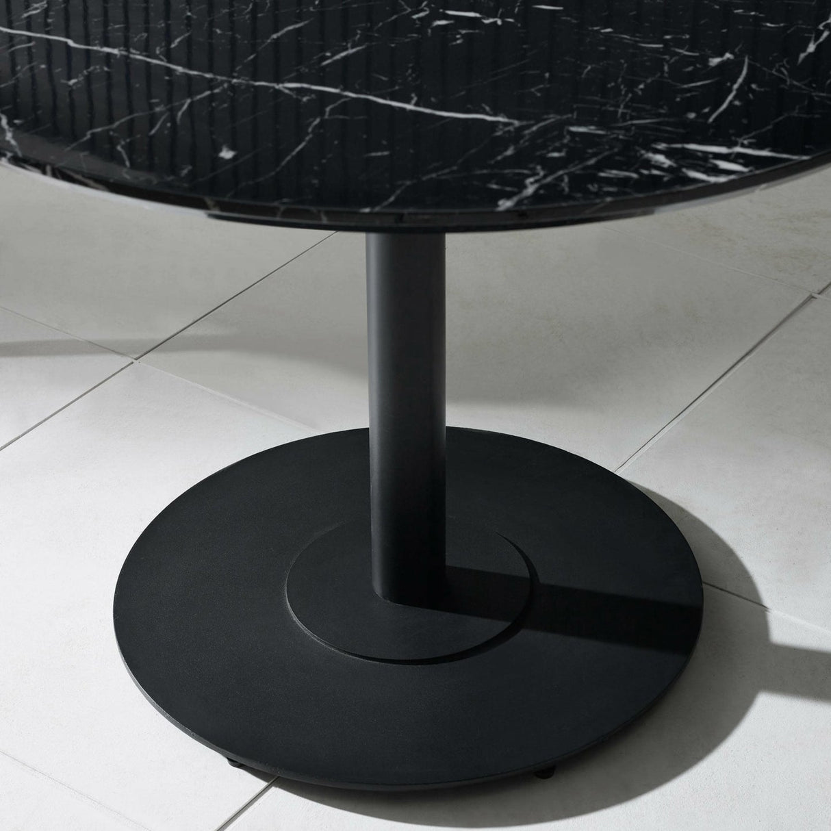 Wooden Dining Table 80cm Wide for 4 People Round - Luca