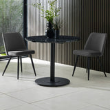 Wooden Dining Table 80cm Wide for 4 People Round - Luca