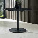 Wooden Dining Table 80cm Wide for 4 People Round - Luca