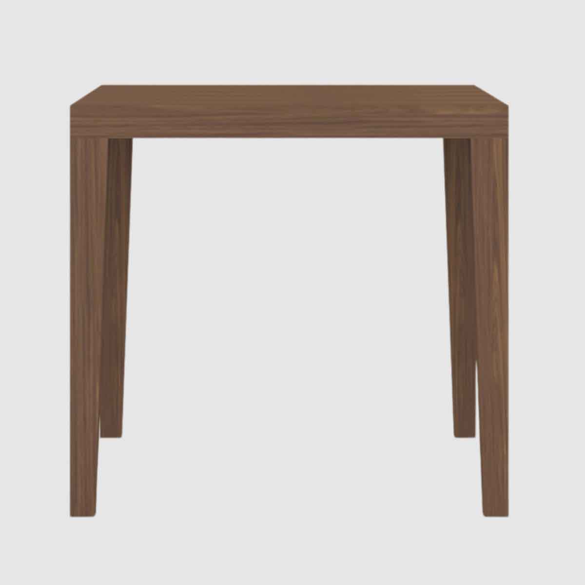 Wooden Dining Table 80cm Wide Square for 4 People - Peony