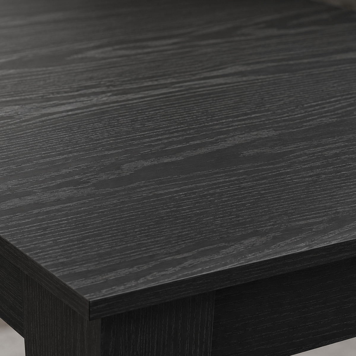 Wooden Dining Table 80cm Wide Square for 4 People - Velmora