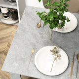 Wooden Dining Table 80cm Wide Square - Velmora