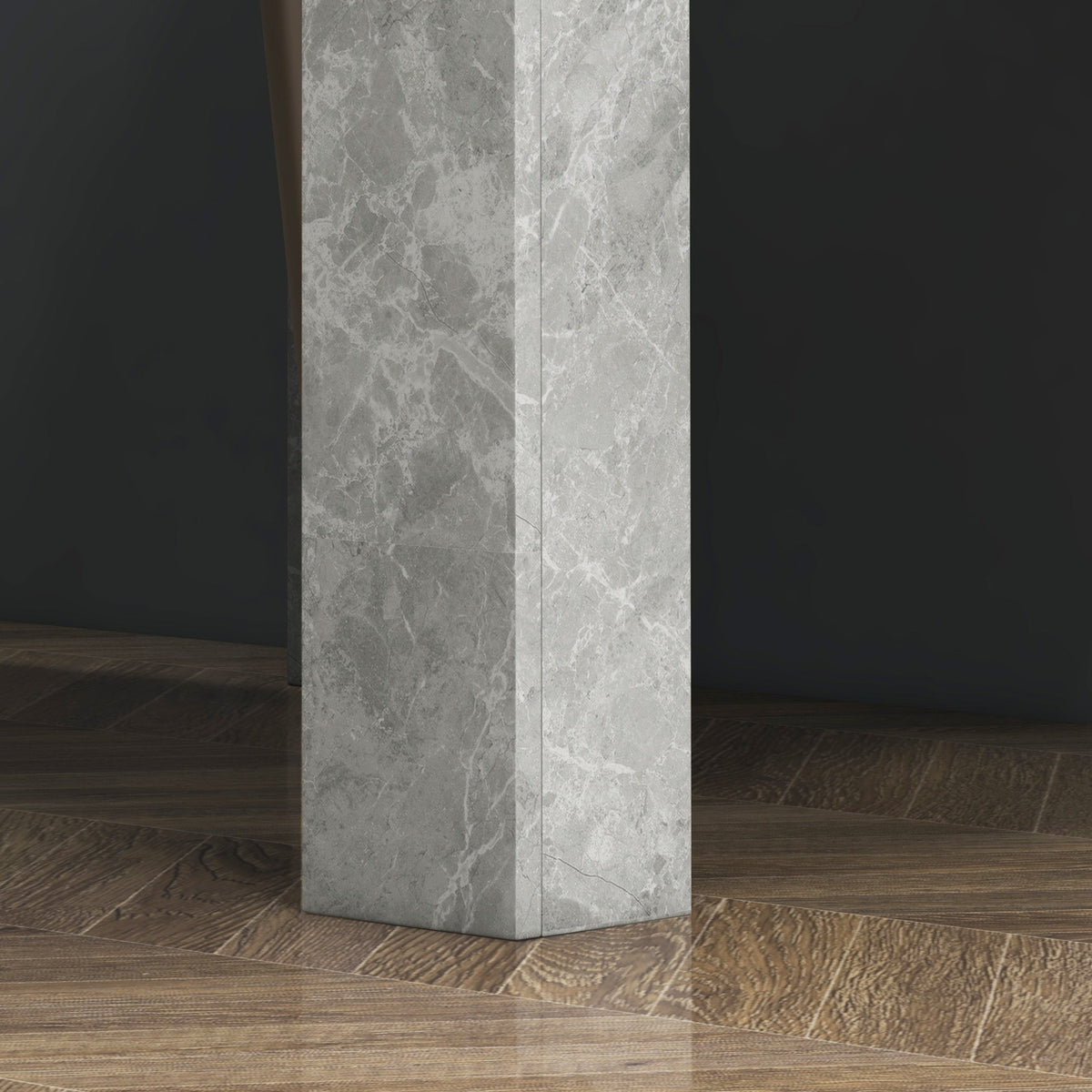 Wooden Dining Table 80cm Wide Square - Velmora