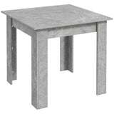 Wooden Dining Table 80cm Wide Square - Velmora