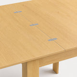Wooden Dining Table 80cm Wide Square - Velmora