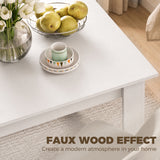 Wooden Dining Table 80cm Wide Square - Velmora
