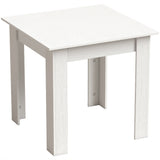 Wooden Dining Table 80cm Wide Square - Velmora