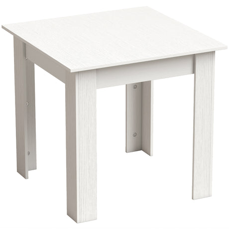 Wooden Dining Table 80cm Wide Square - Velmora