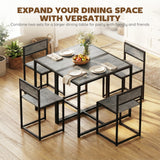 Wooden Dining Table 90cm Wide Rectangular With 2 Chairs - Velmora